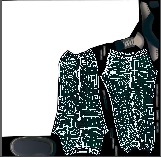 Cartoon High Poly Subdivision Avatar 013 Low-poly 3D model_15