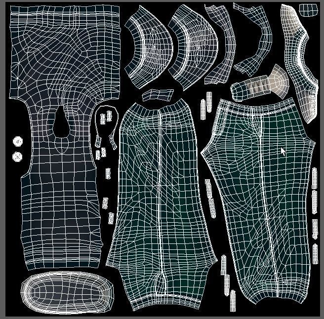 Cartoon High Poly Subdivision Avatar 013 Low-poly 3D model_11