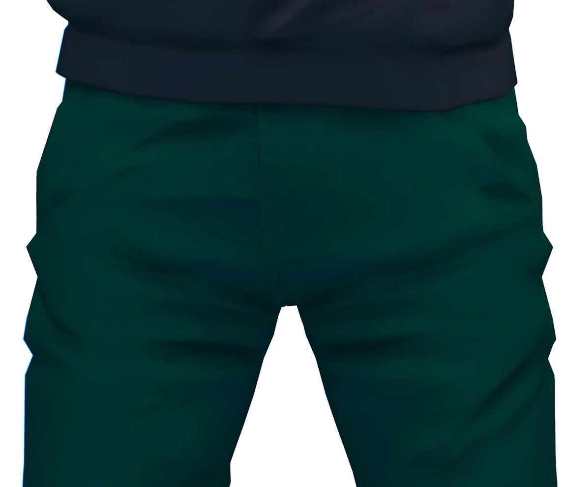 Cartoon High Poly Subdivision Avatar 013 Low-poly 3D model_3