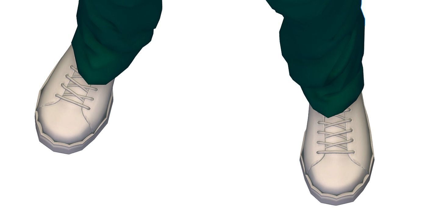 Cartoon High Poly Subdivision Avatar 013 Low-poly 3D model_4