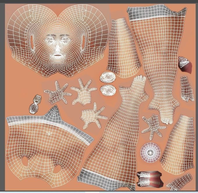 Cartoon High Poly Subdivision Avatar 013 Low-poly 3D model_10