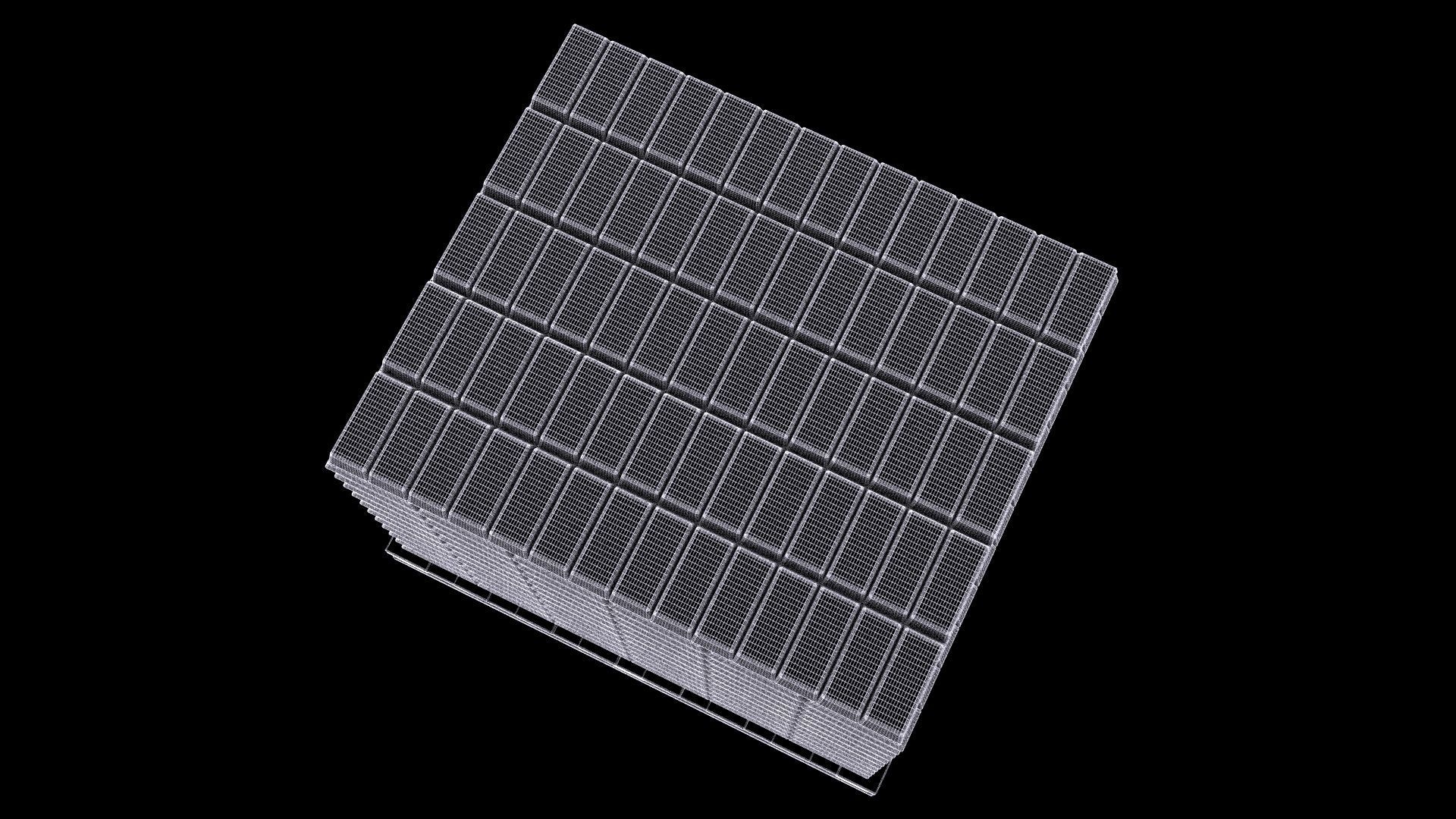 Gold Bar Pallet 3D model_11