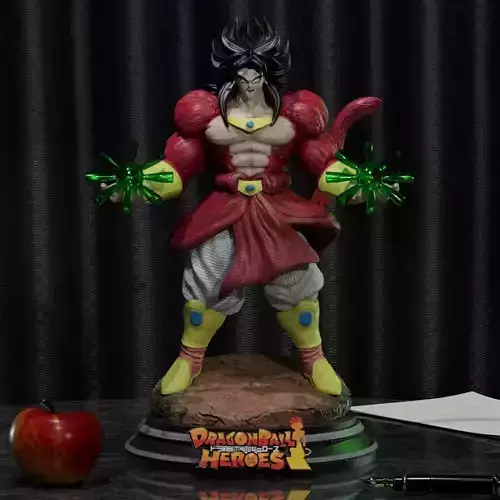 Broly SSJ 4 3D print model