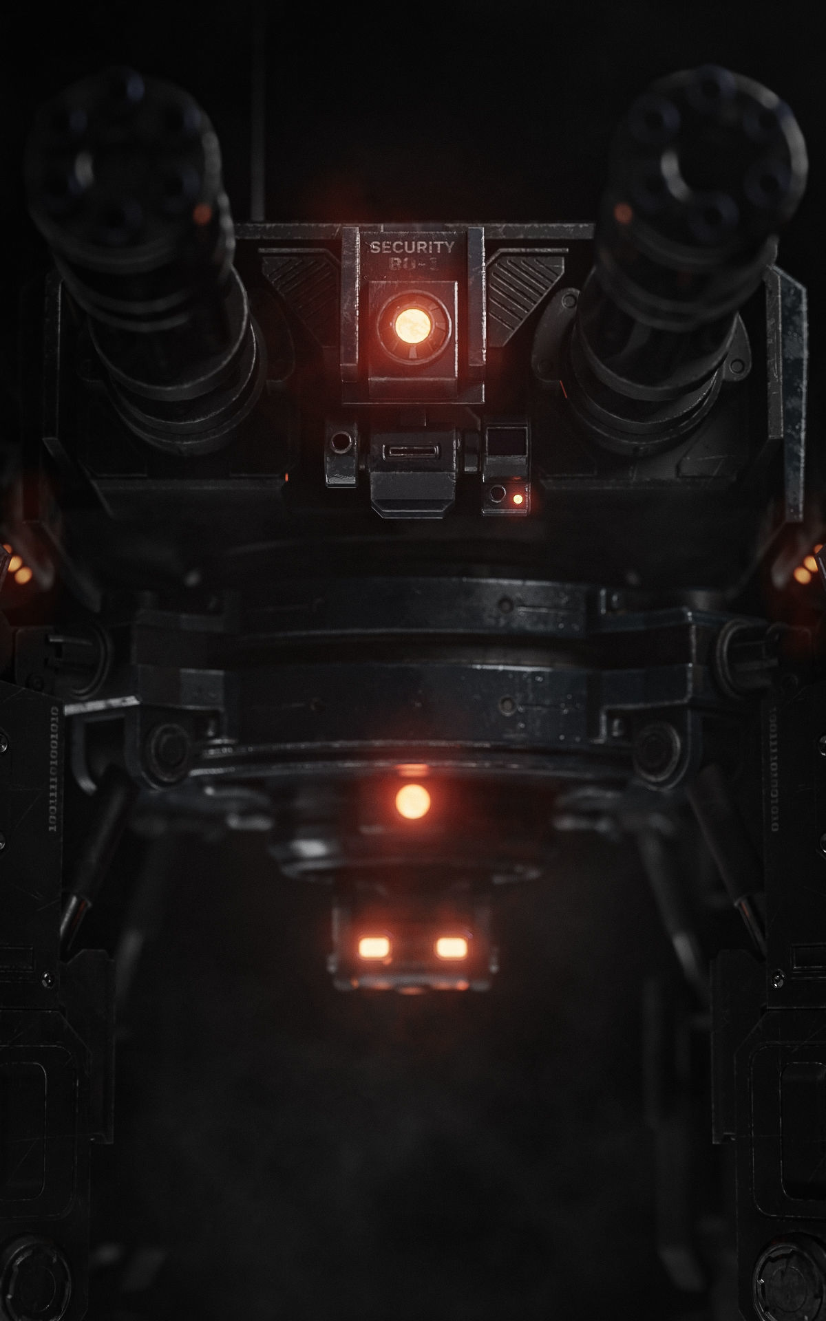 The Assault-bot Rawcorp  Low-poly 3D model_3