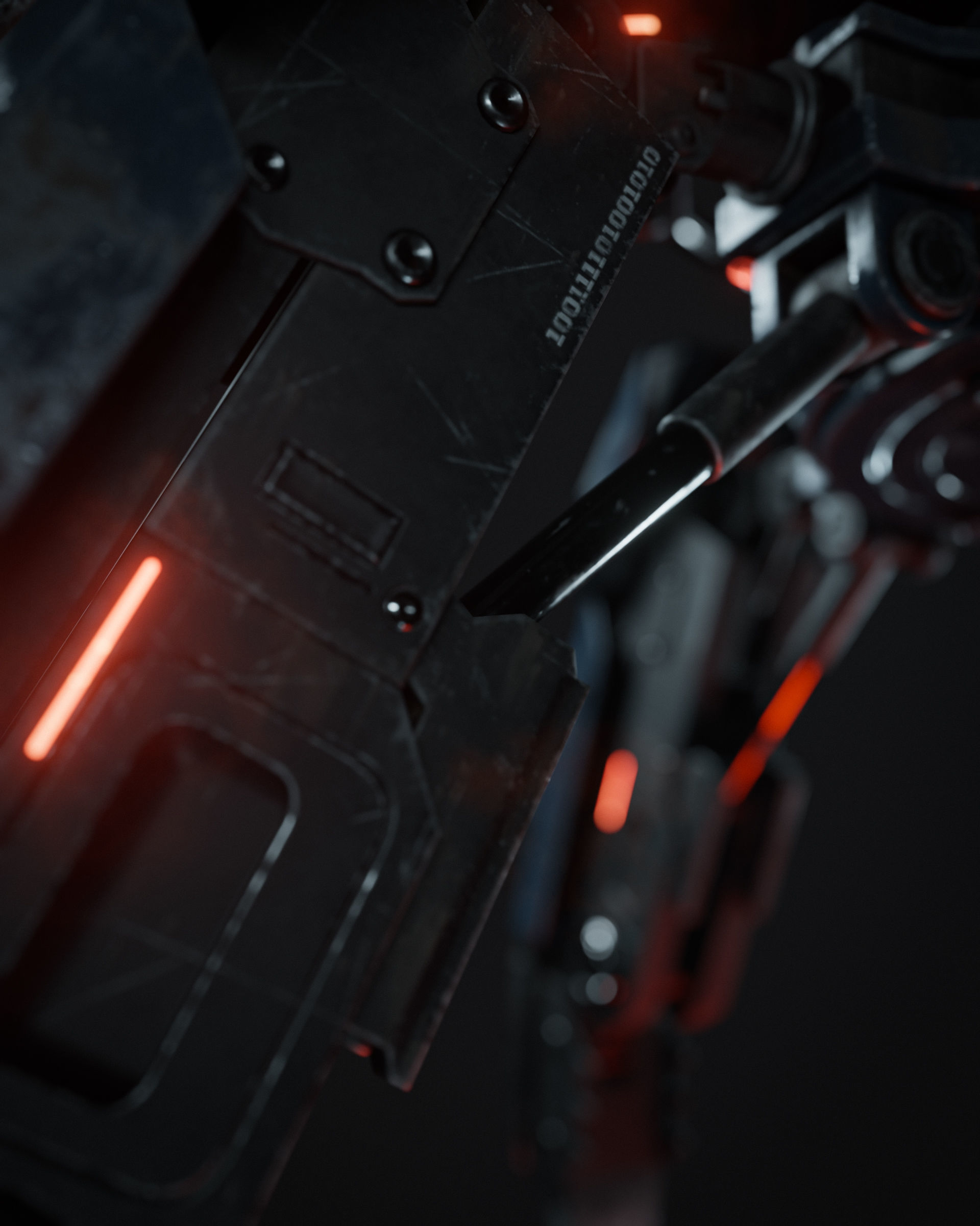 The Assault-bot Rawcorp  Low-poly 3D model_6