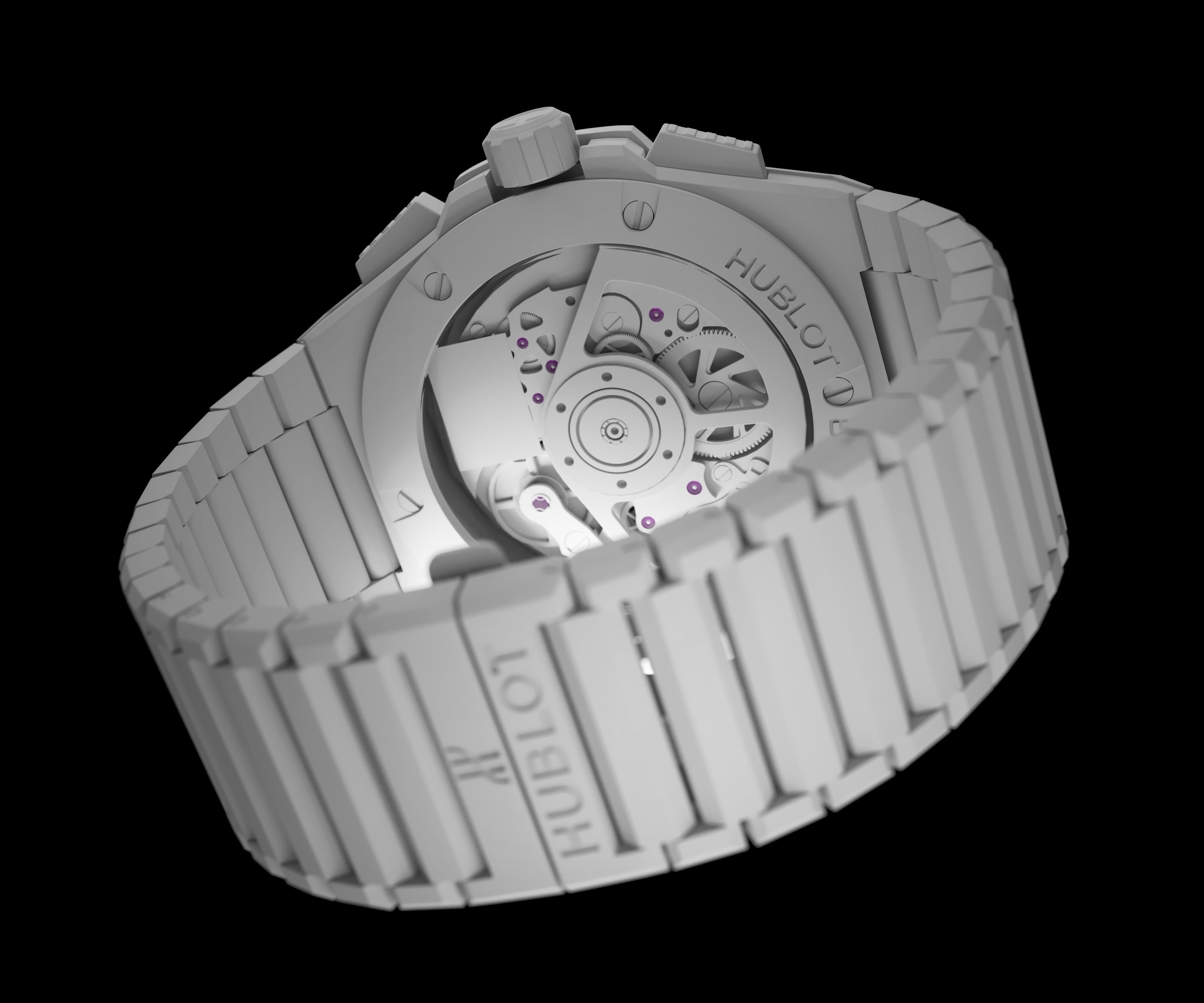 HUBLOT - Big Bang - Integrated Ceramic 3D model_7