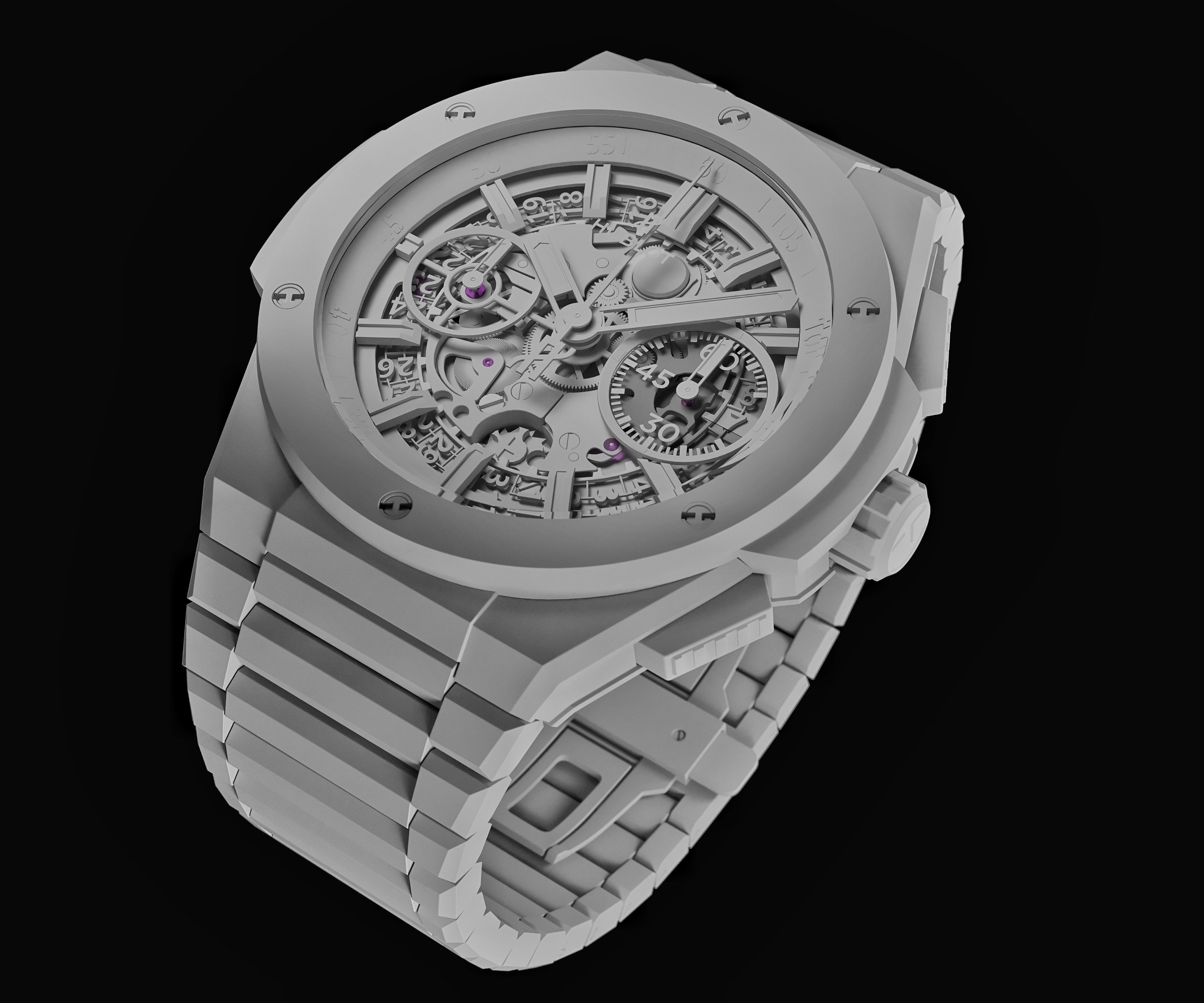 HUBLOT - Big Bang - Integrated Ceramic 3D model_4
