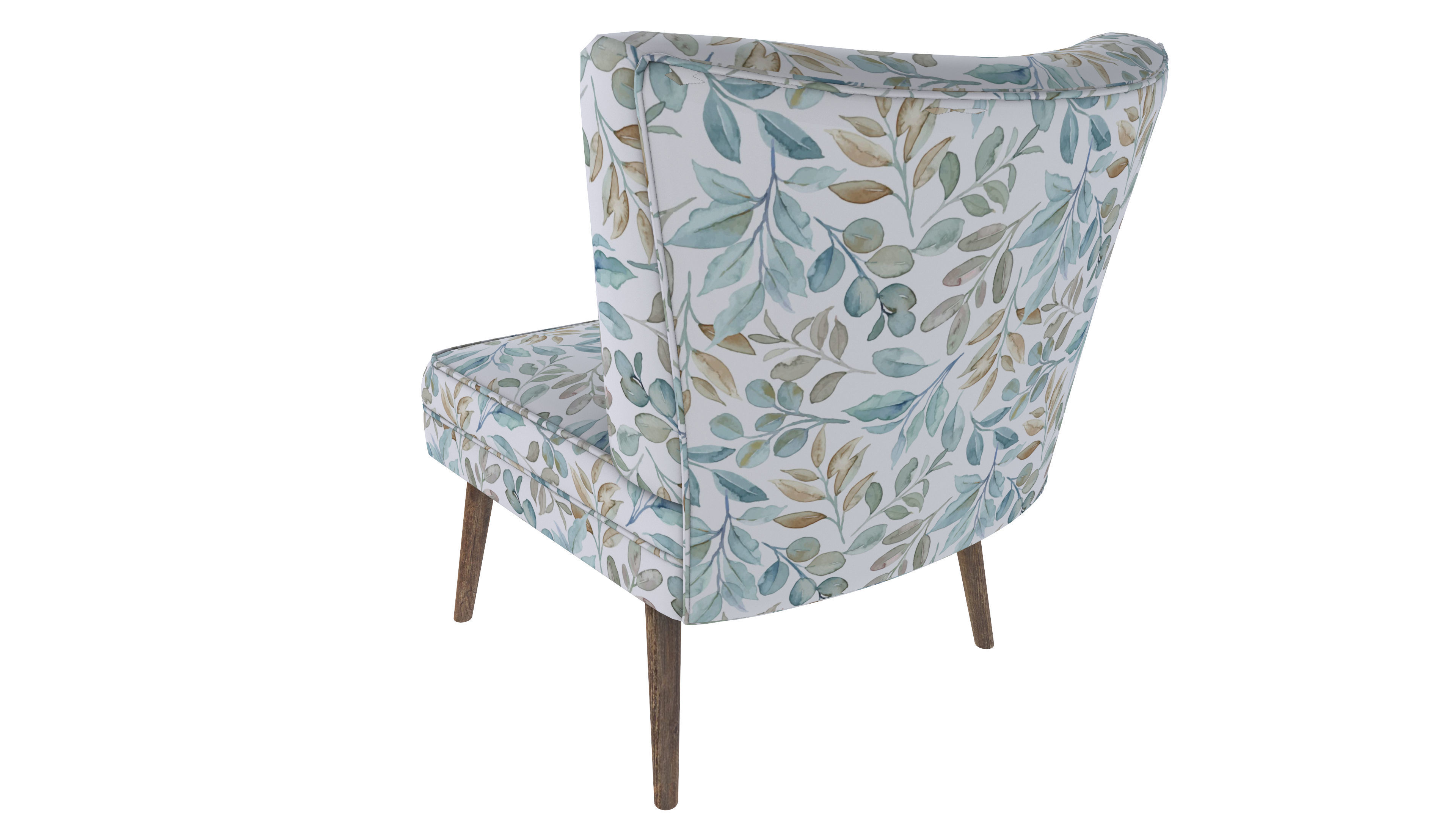 Printed Single Sofa 3D Model VR Low-poly 3D model_4