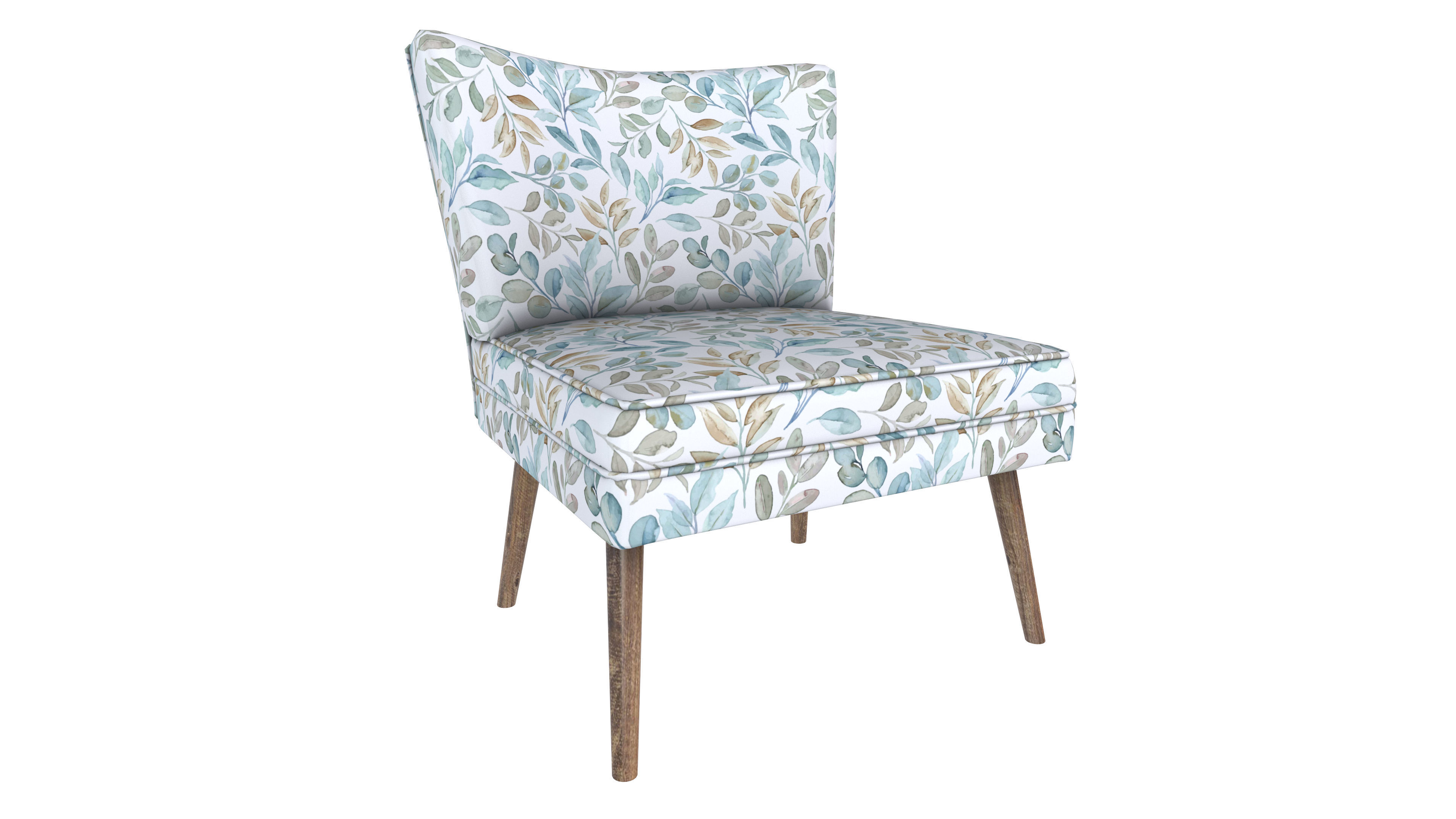 Printed Single Sofa 3D Model VR Low-poly 3D model_7