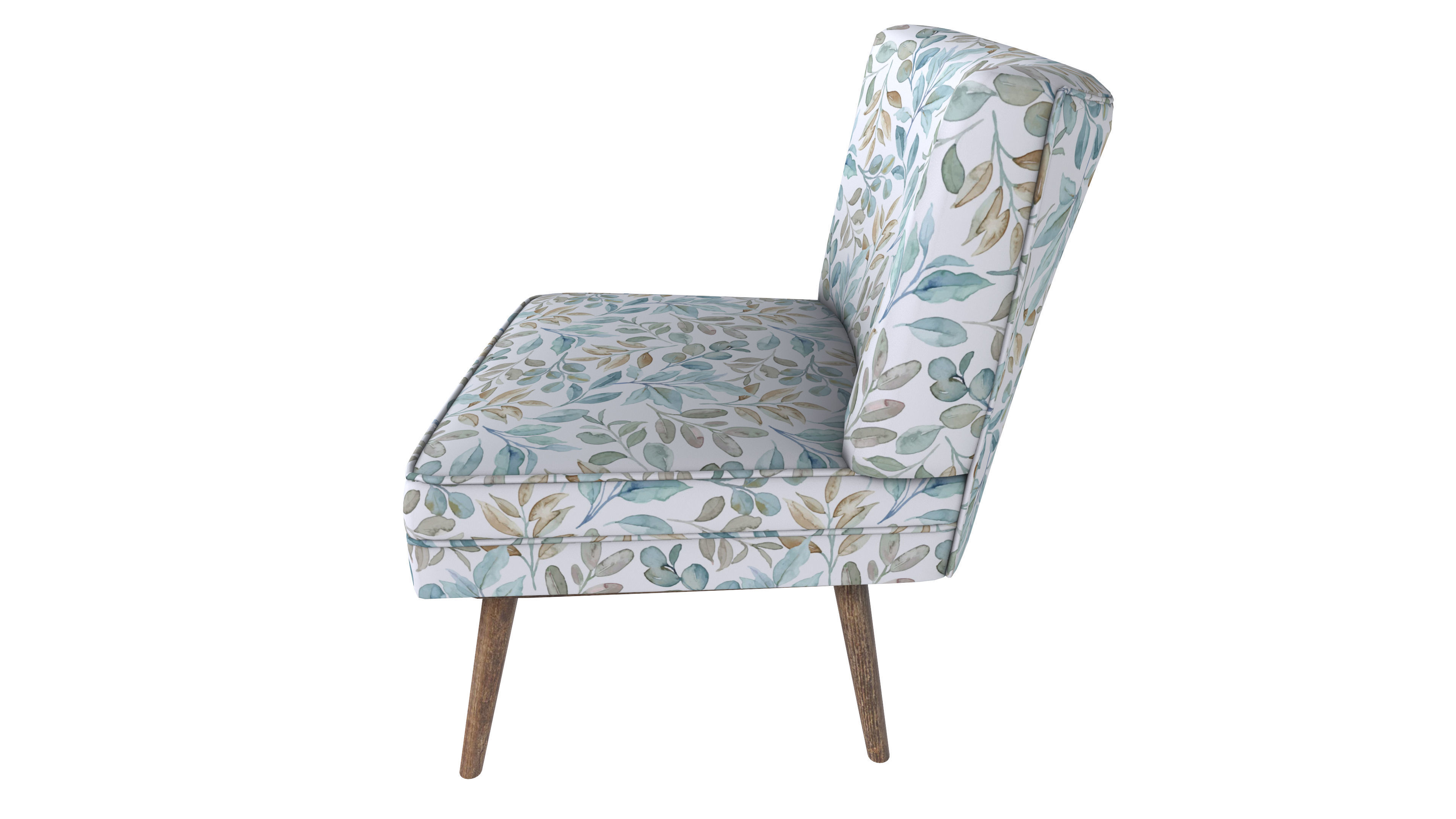 Printed Single Sofa 3D Model VR Low-poly 3D model_3