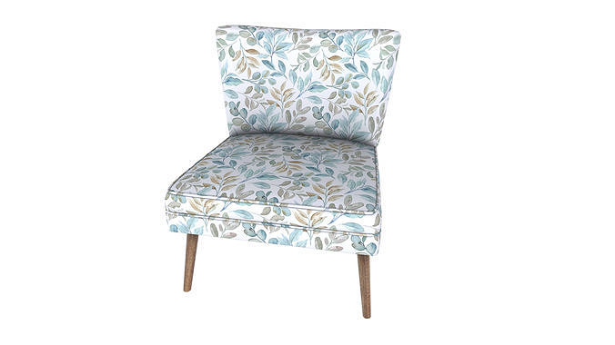 Printed Single Sofa 3D Model VR  Low-poly 3D model