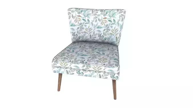 Printed Single Sofa 3D Model VR 