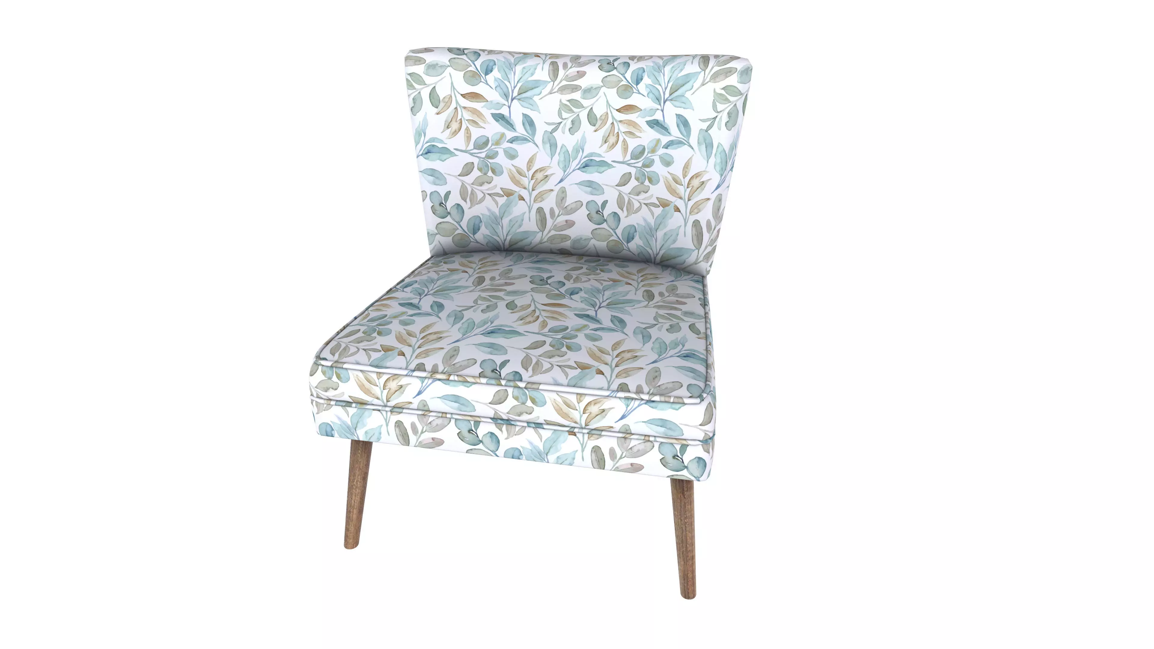 Printed Single Sofa 3D Model VR Low-poly 3D model_0