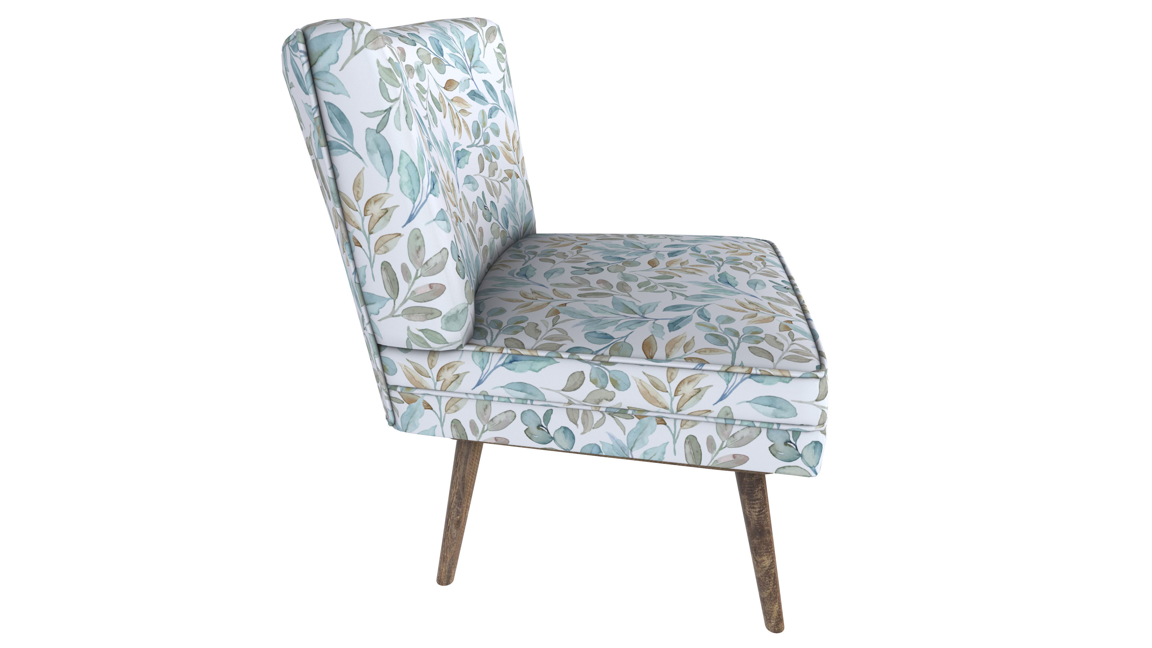 Printed Single Sofa 3D Model VR Low-poly 3D model_6