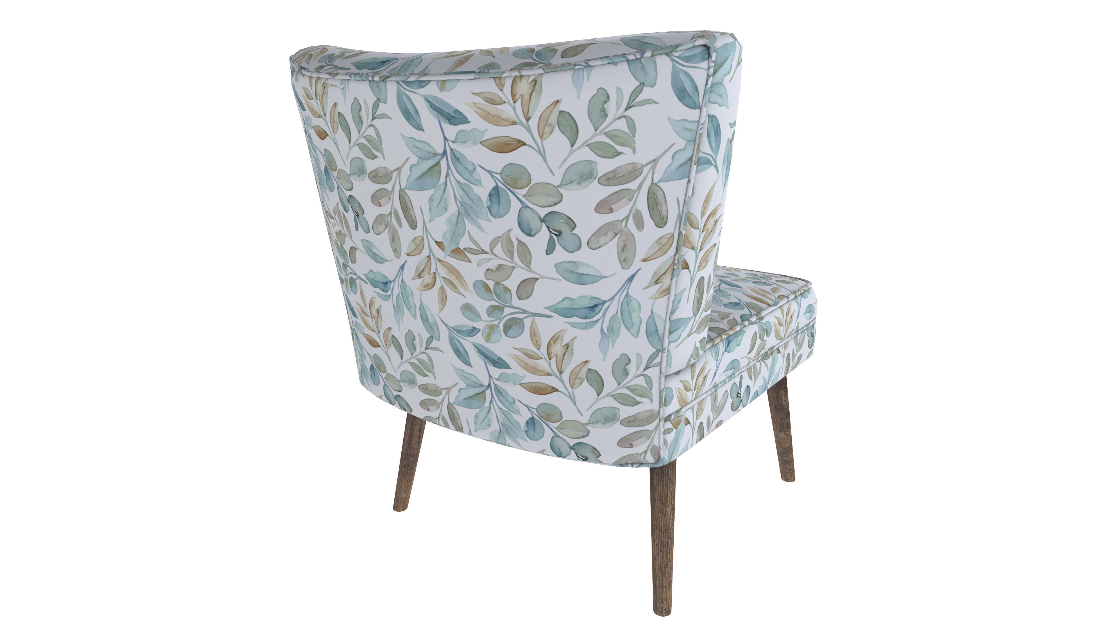 Printed Single Sofa 3D Model VR Low-poly 3D model_5