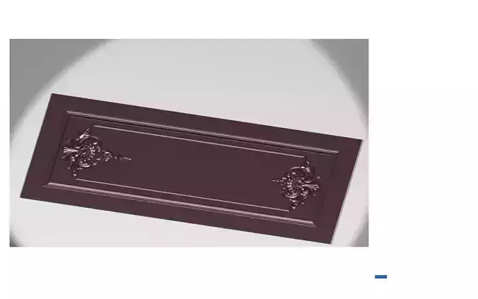 3d door model for cnc