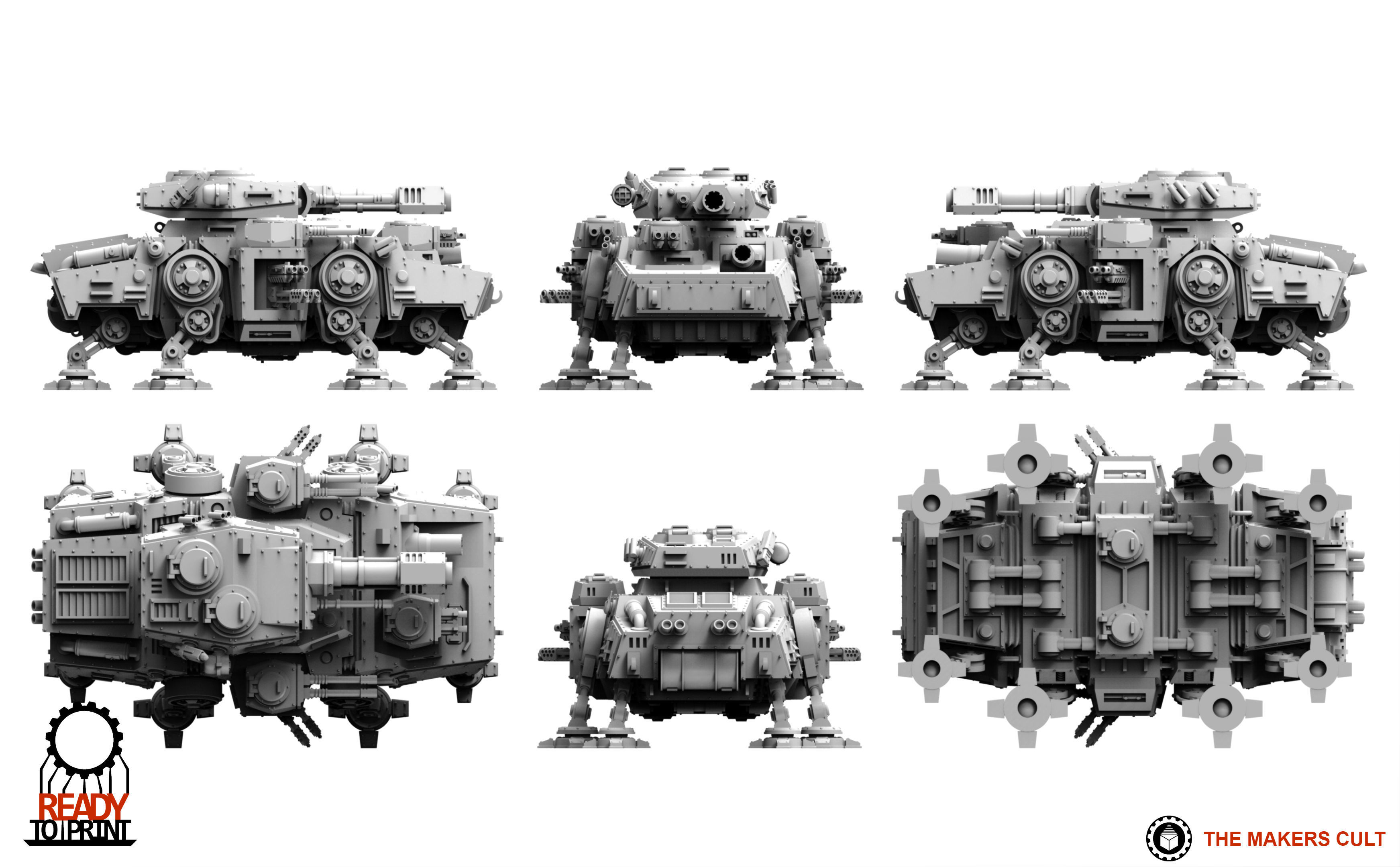 Valour Korps - Heavy Battle Walker 3D print model_4