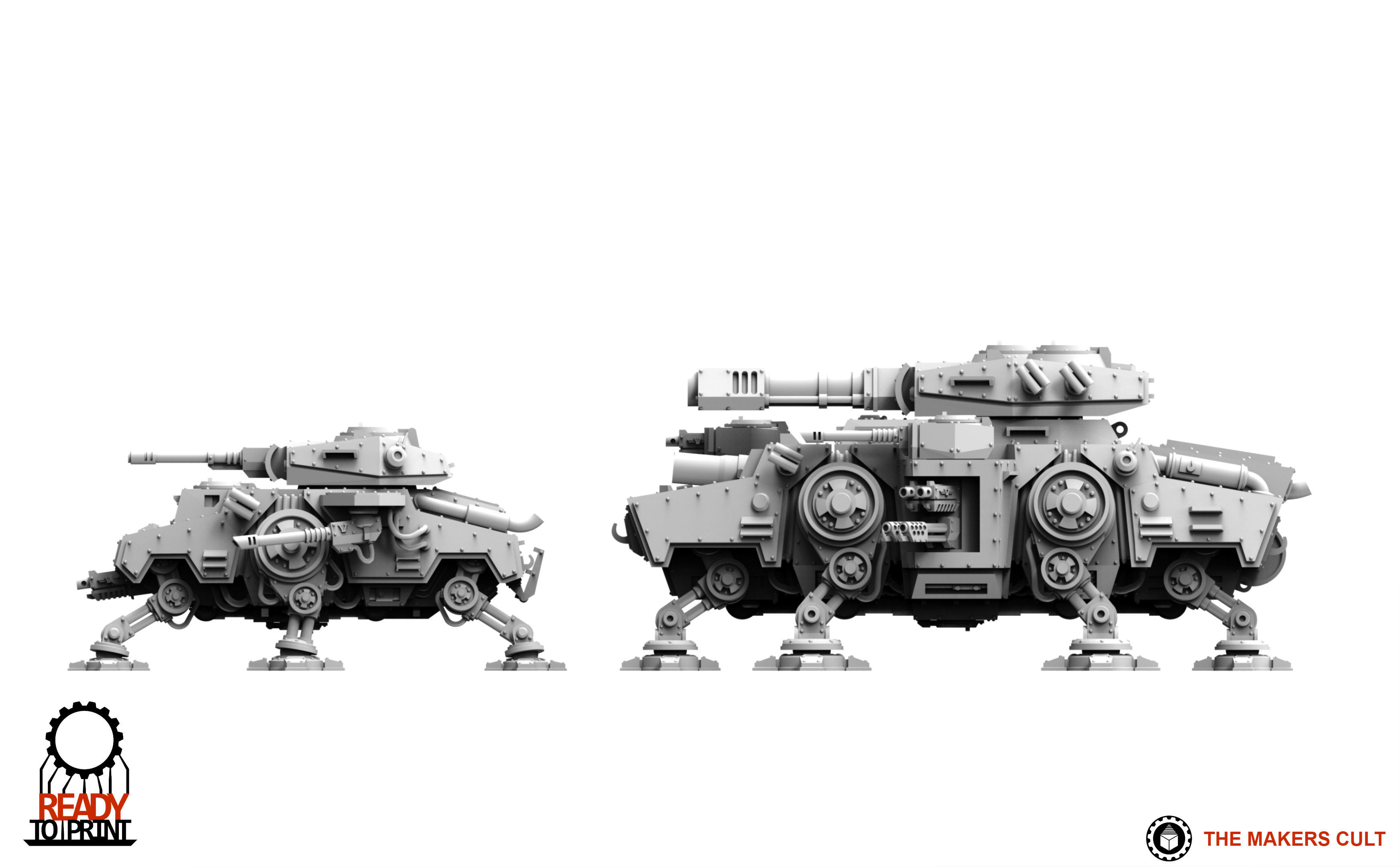 Valour Korps - Heavy Battle Walker 3D print model_5