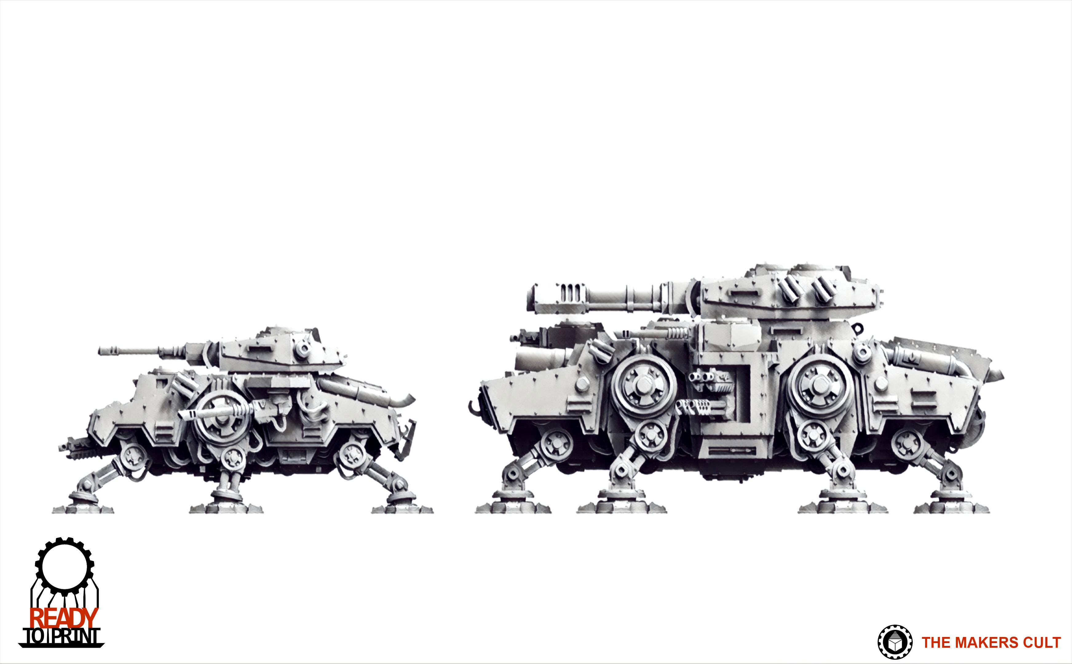 Valour Korps - Heavy Battle Walker 3D print model_23