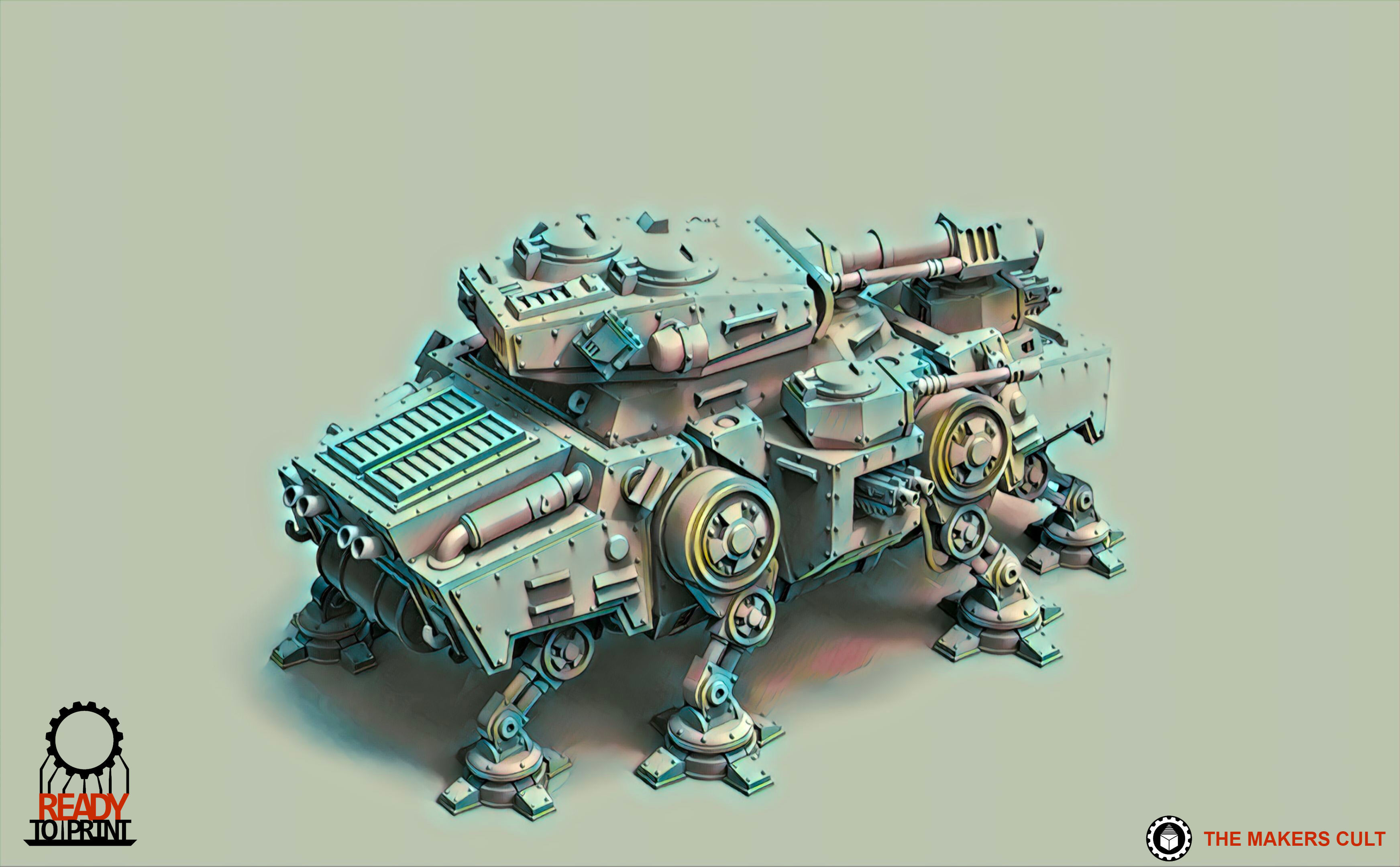 Valour Korps - Heavy Battle Walker 3D print model_26