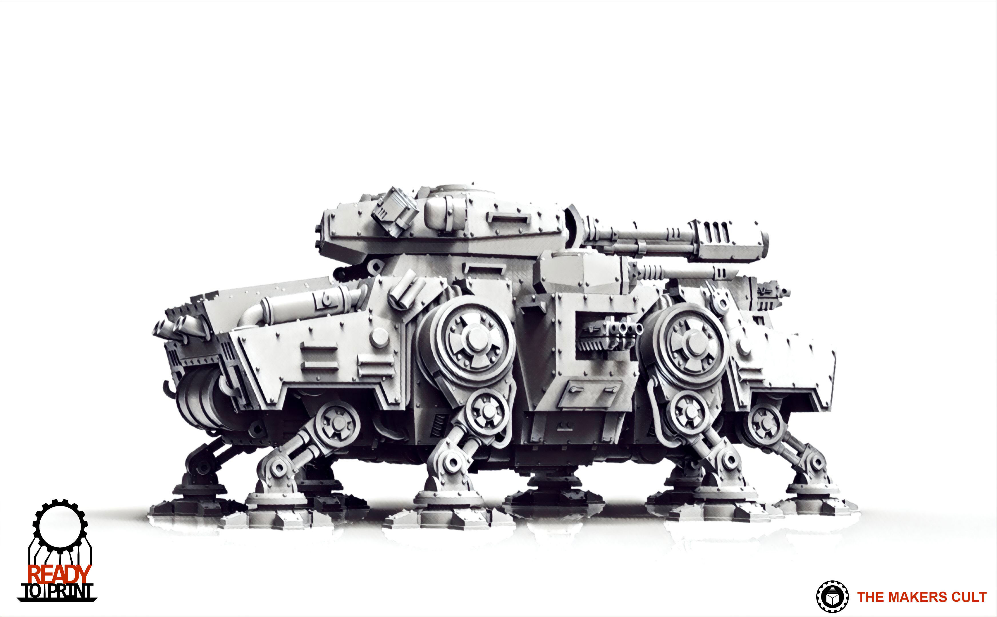 Valour Korps - Heavy Battle Walker 3D print model_24