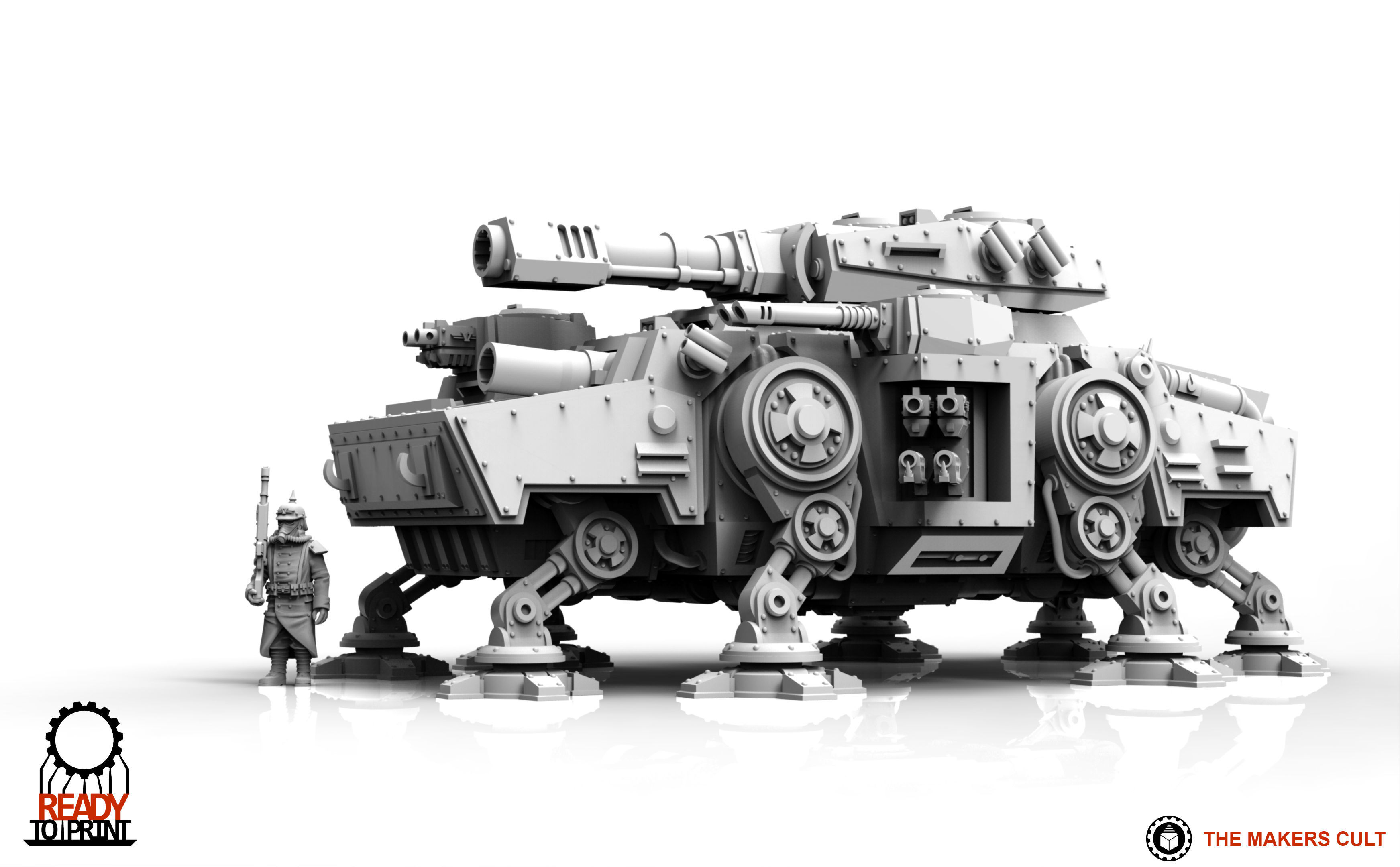 Valour Korps - Heavy Battle Walker 3D print model_21