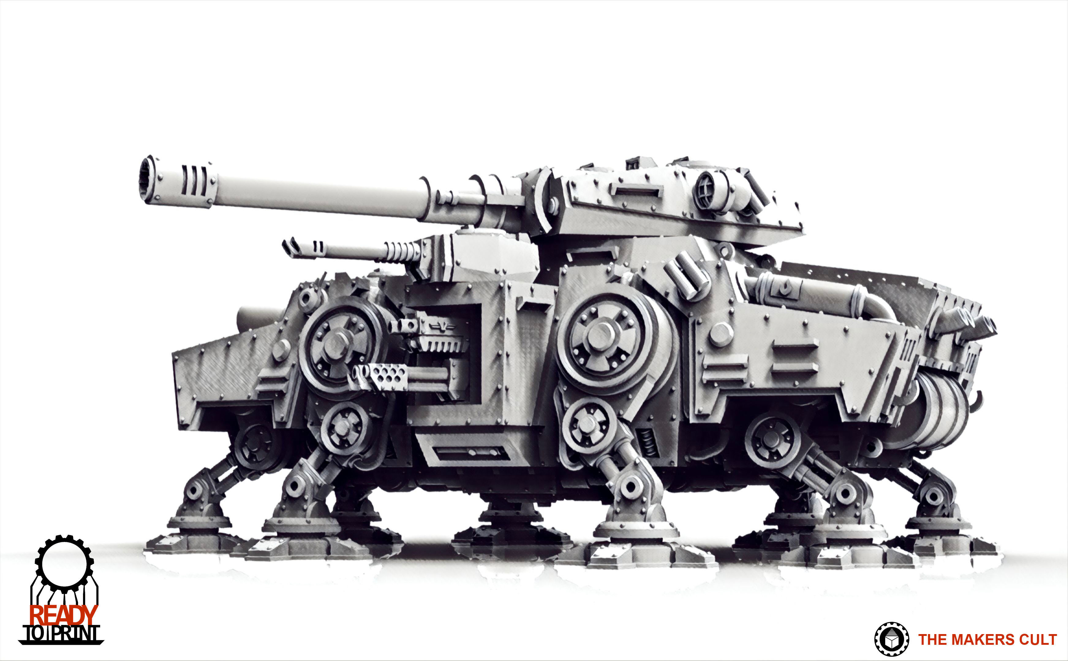 Valour Korps - Heavy Battle Walker 3D print model_1