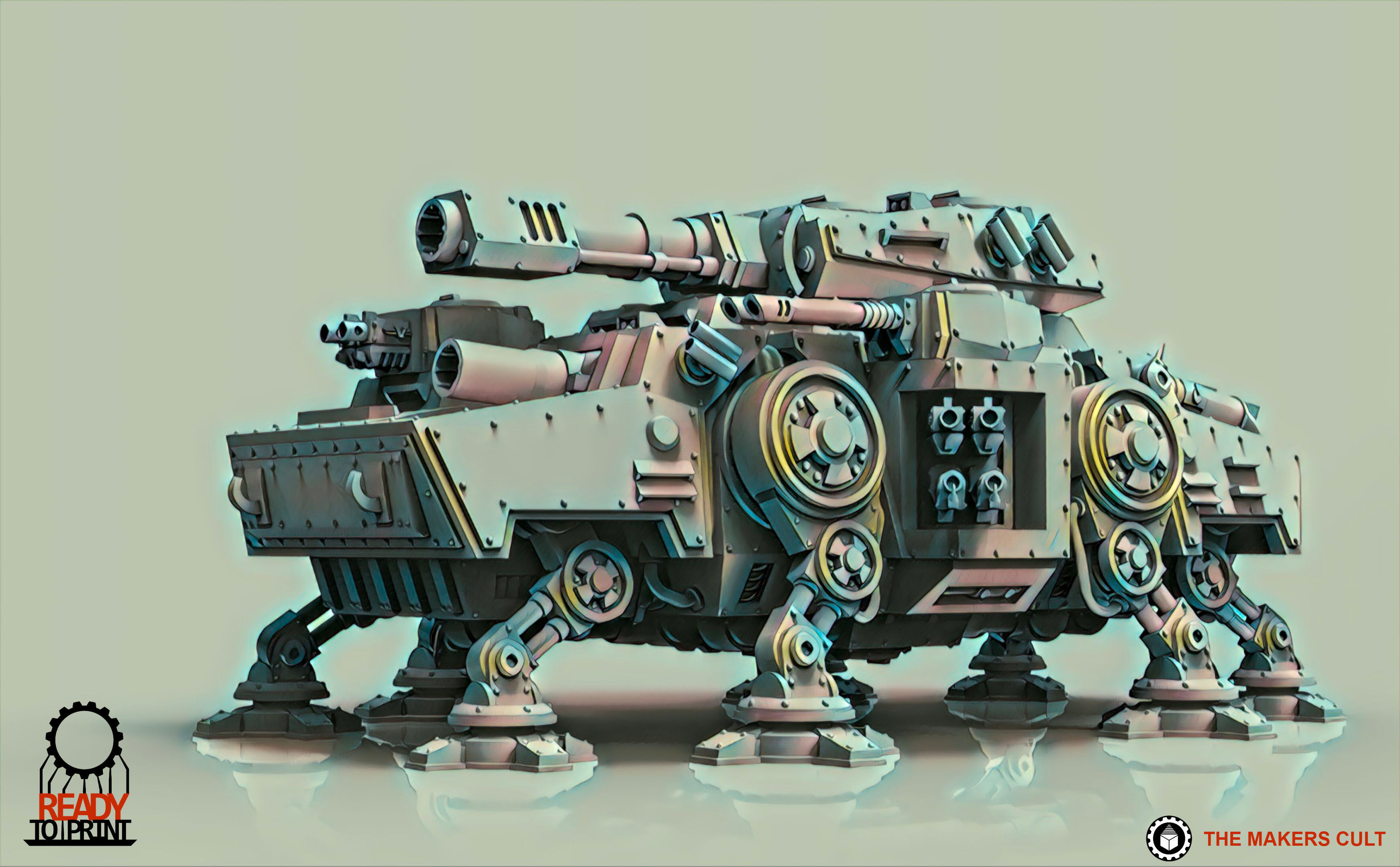 Valour Korps - Heavy Battle Walker 3D print model_25