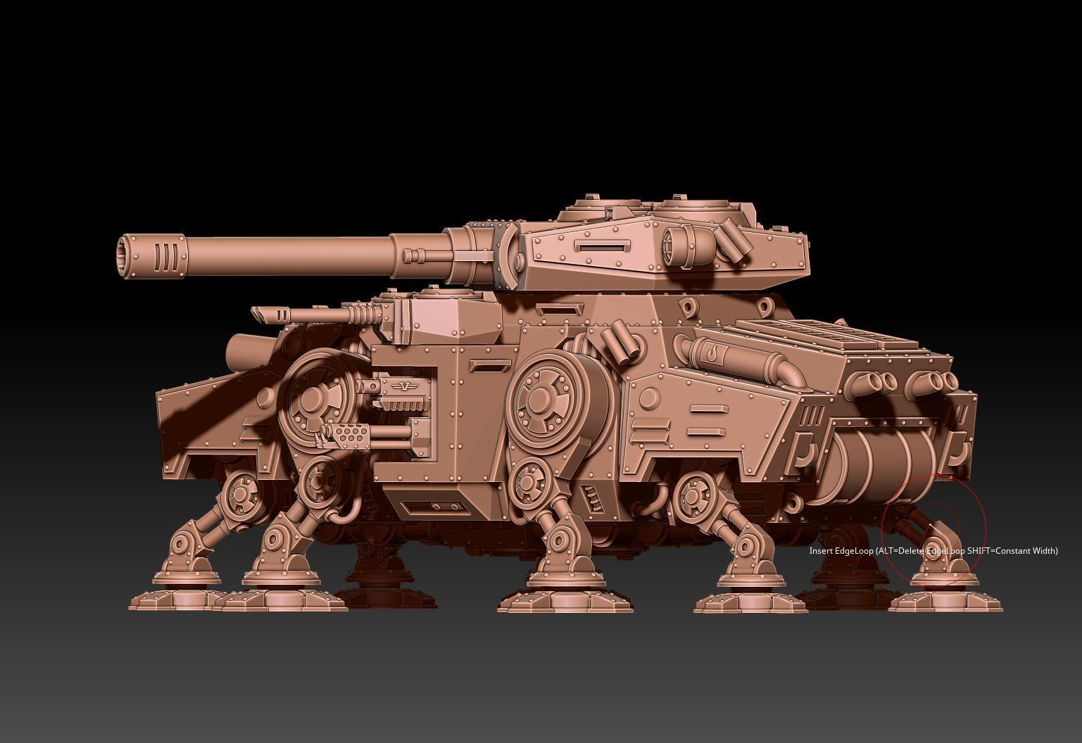 Valour Korps - Heavy Battle Walker 3D print model_11