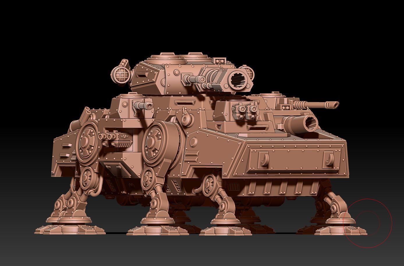 Valour Korps - Heavy Battle Walker 3D print model_10