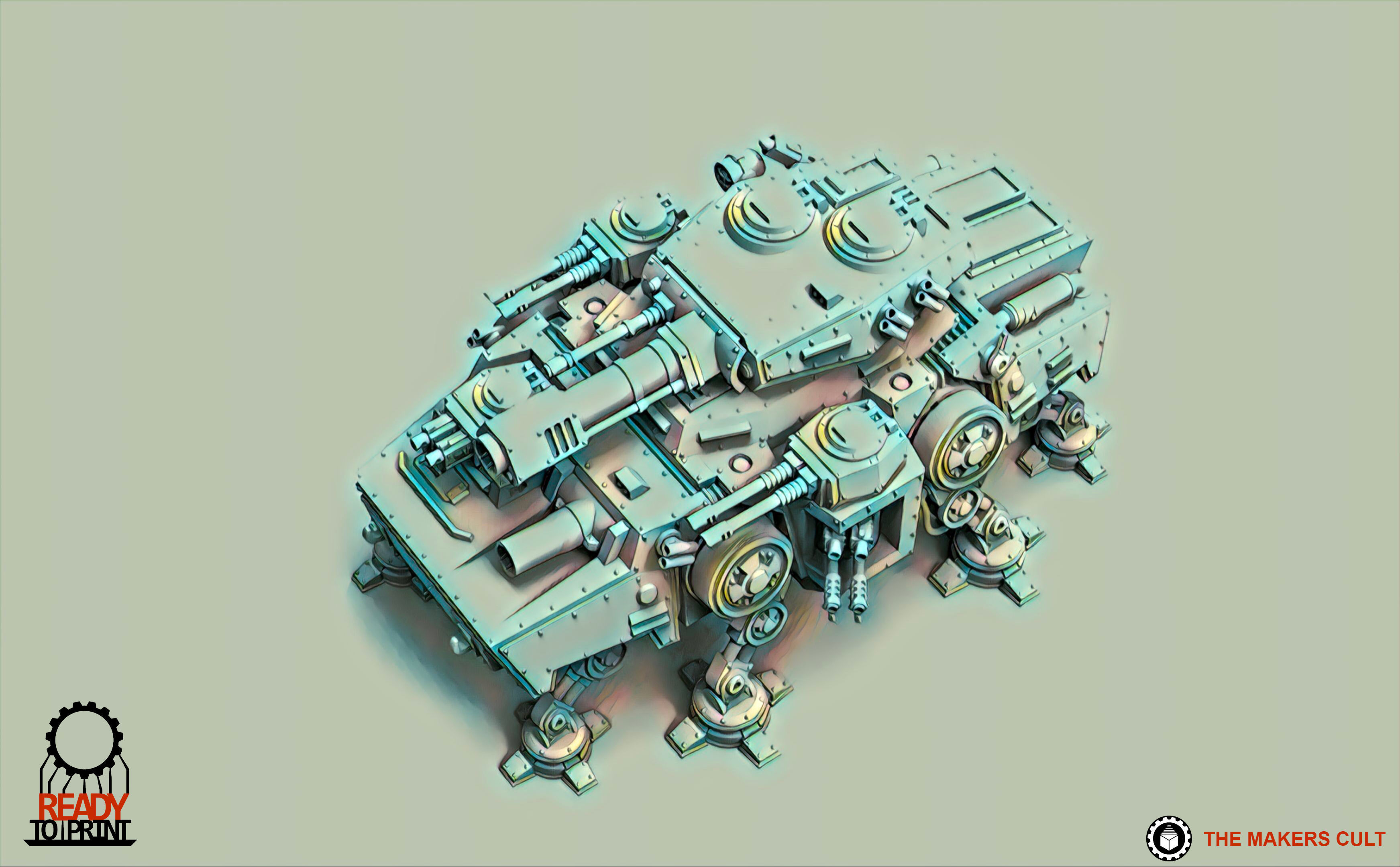 Valour Korps - Heavy Battle Walker 3D print model_27
