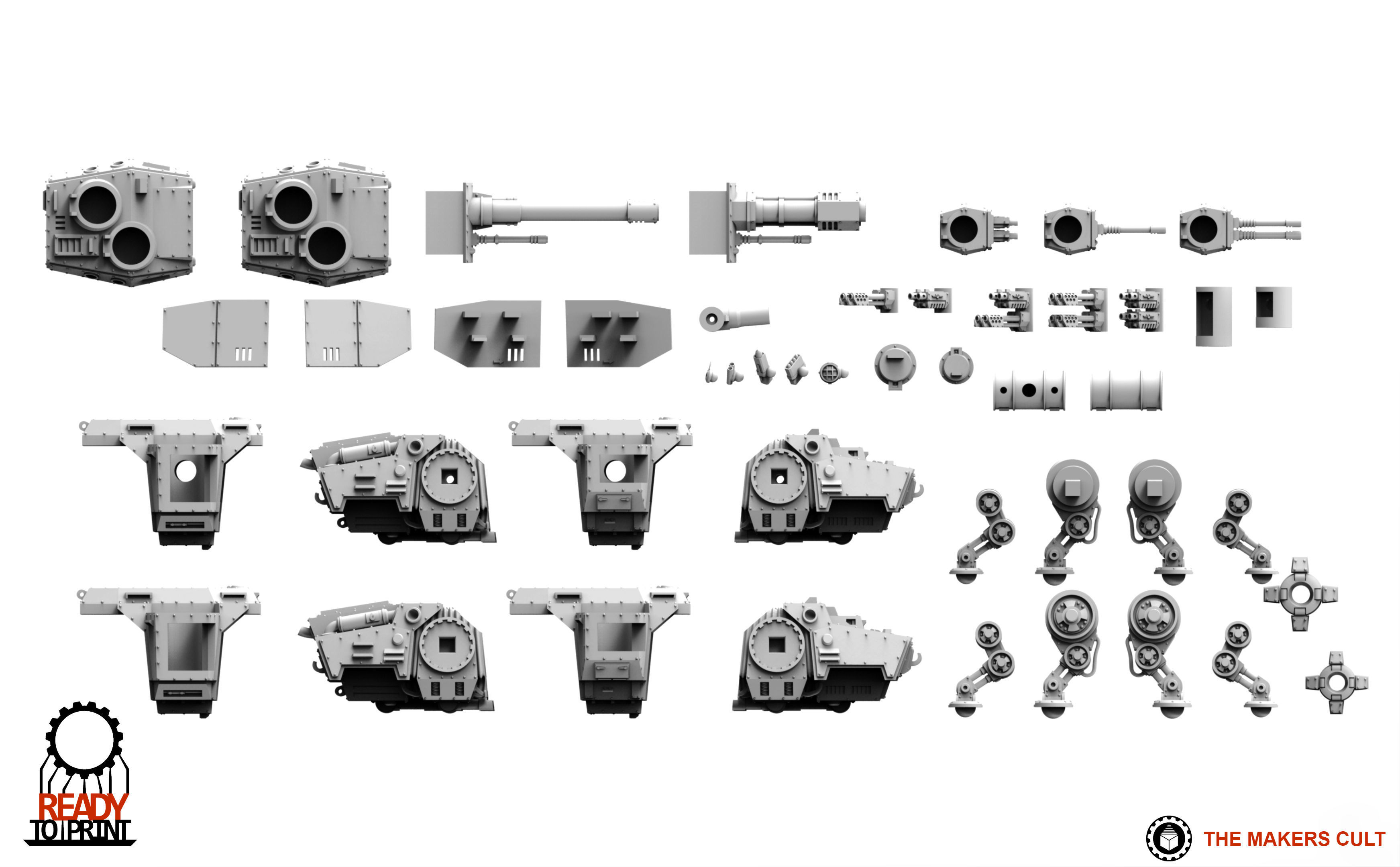 Valour Korps - Heavy Battle Walker 3D print model_2