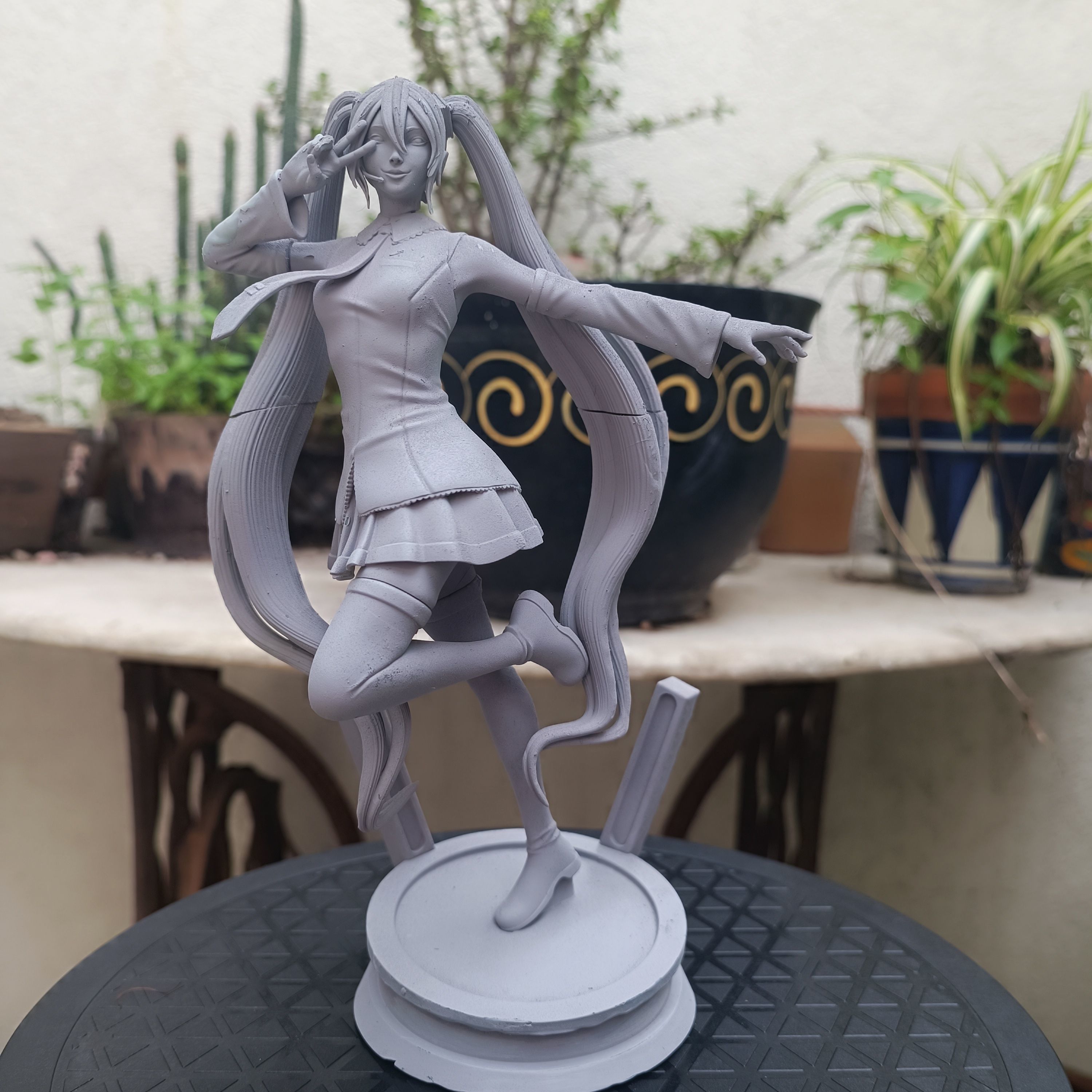 Hatsune Miku 3D print model_9