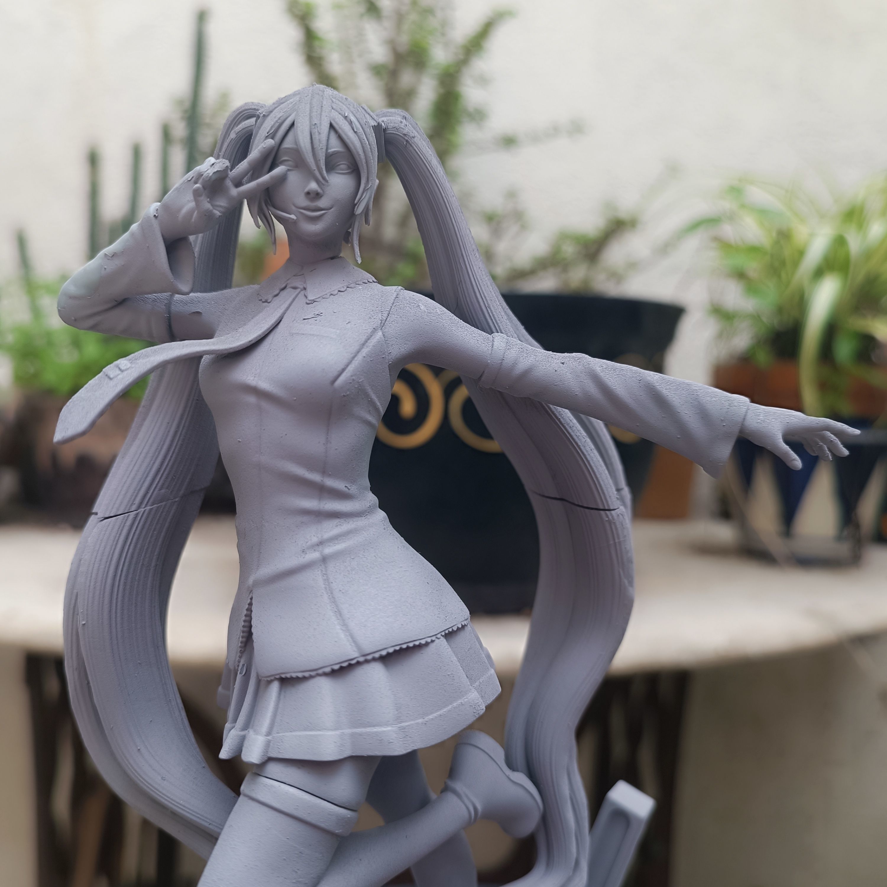 Hatsune Miku 3D print model_8