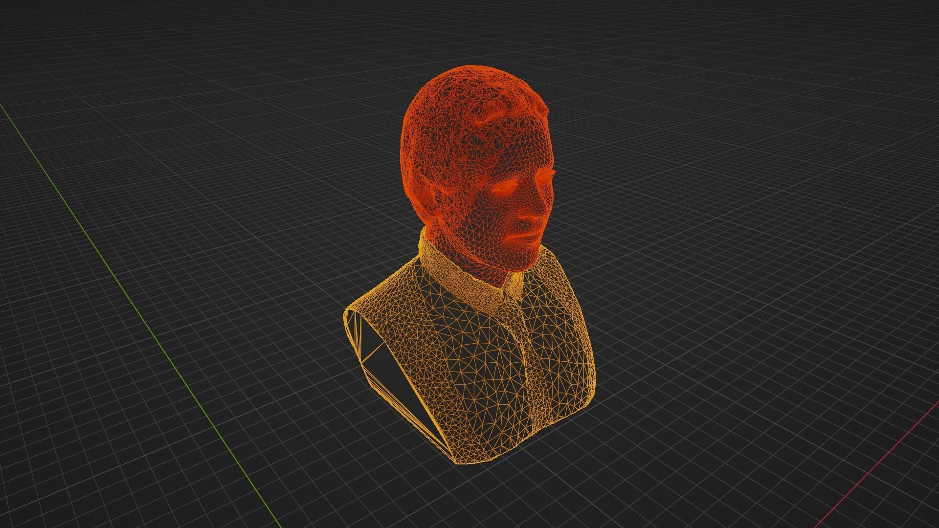 Brad Pitt 3D print model_8