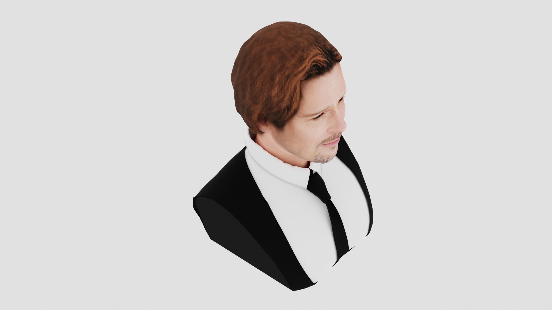 Brad Pitt 3D print model_3
