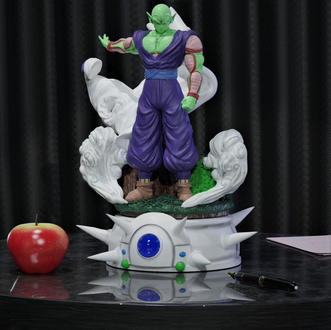 Piccolo dragon ball z figurines on table 3D print model_10