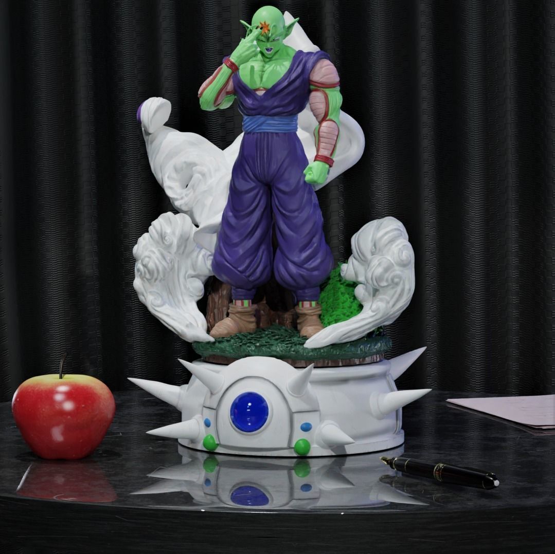 Piccolo dragon ball z figurines on table 3D print model_12