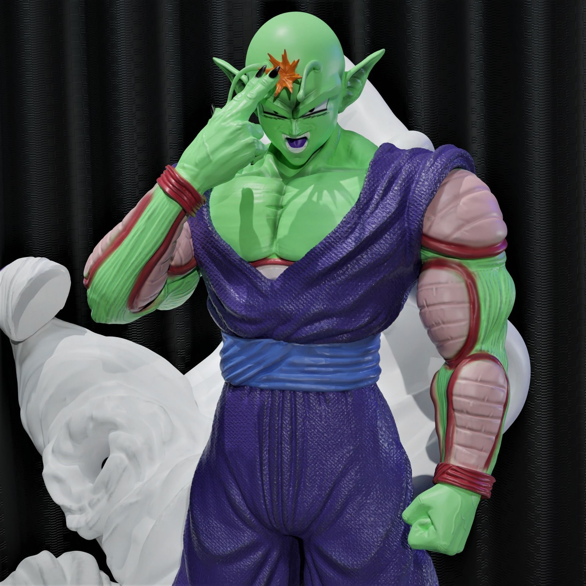 Piccolo dragon ball z figurines on table 3D print model_13