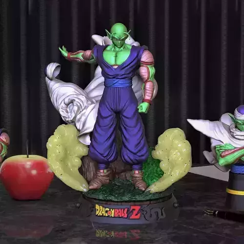 Piccolo dragon ball z figurines on table 3D print model