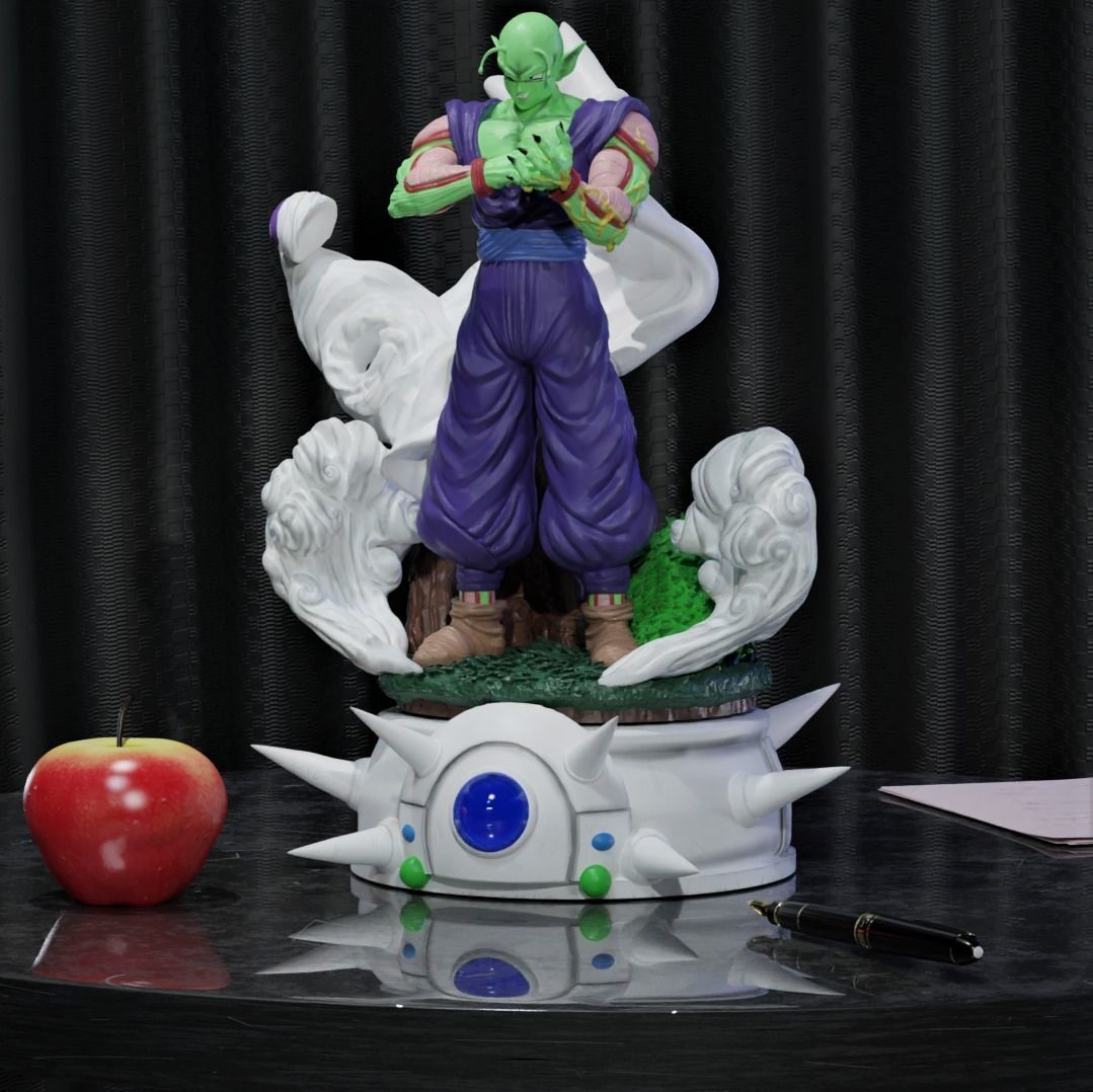 Piccolo dragon ball z figurines on table 3D print model_9