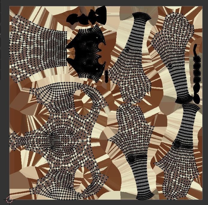 Giraffe Low-poly 3D model_8