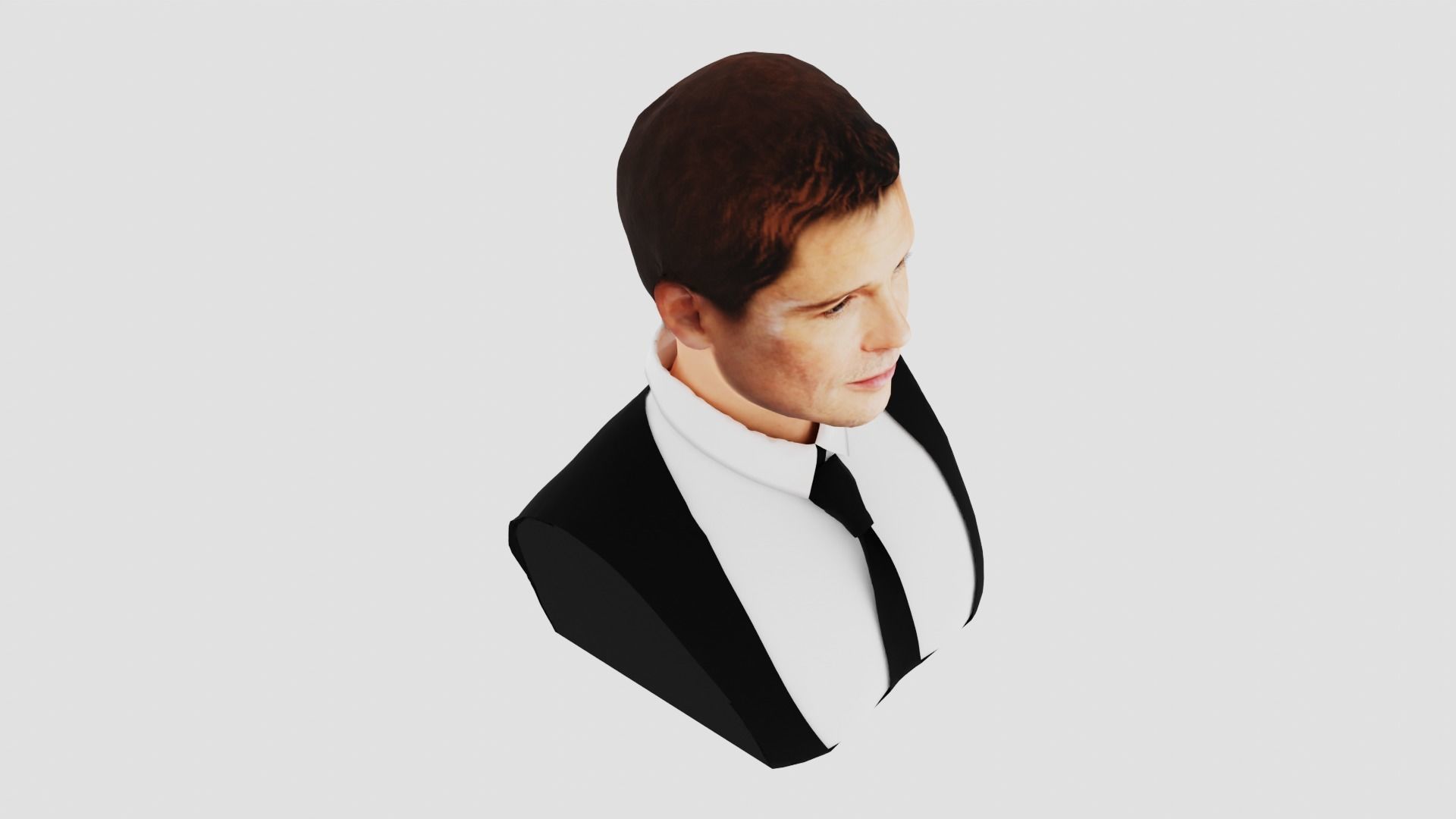 Brad Pitt  3D print model_3
