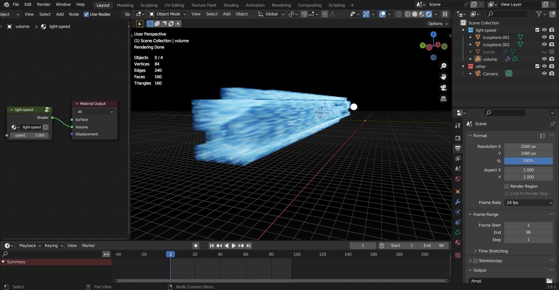 light speed animation Free 3D model_3