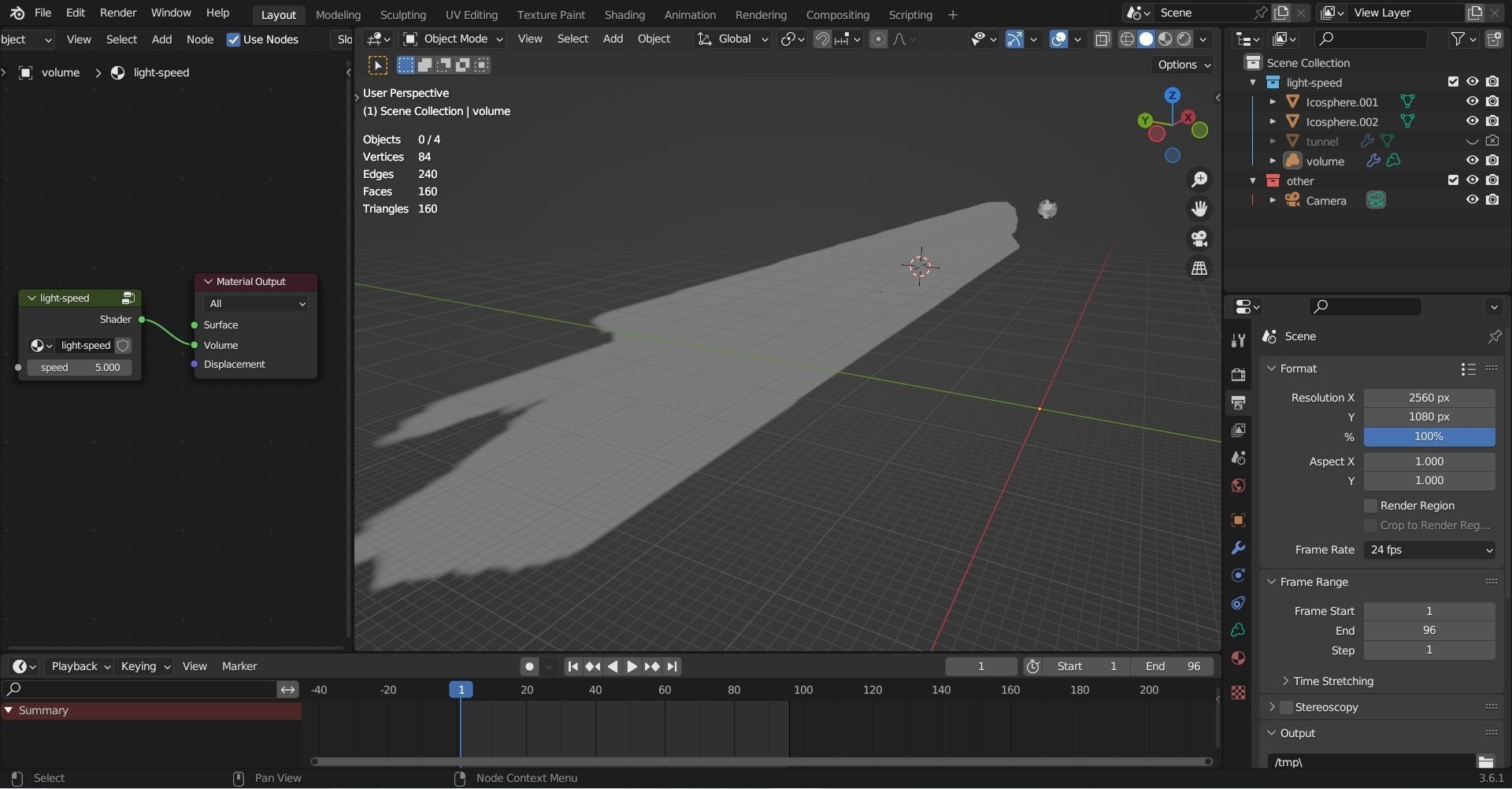 light speed animation Free 3D model_2