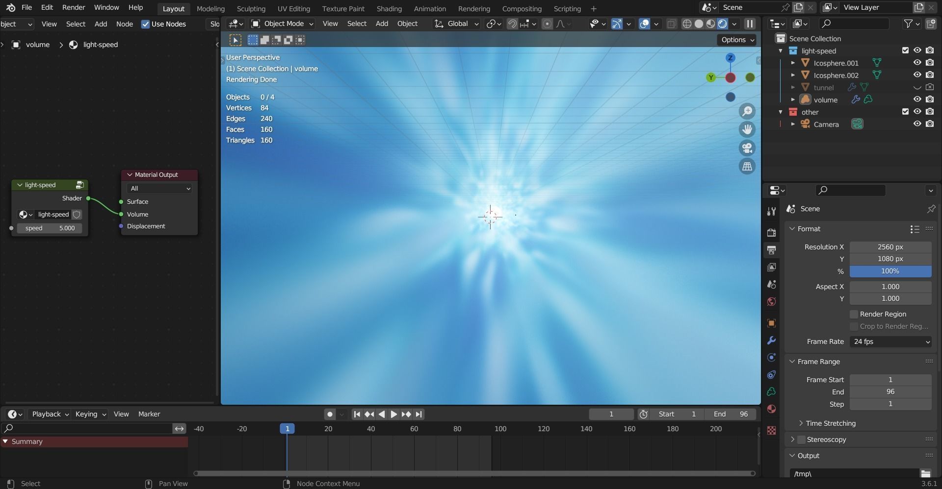 light speed animation Free 3D model_4