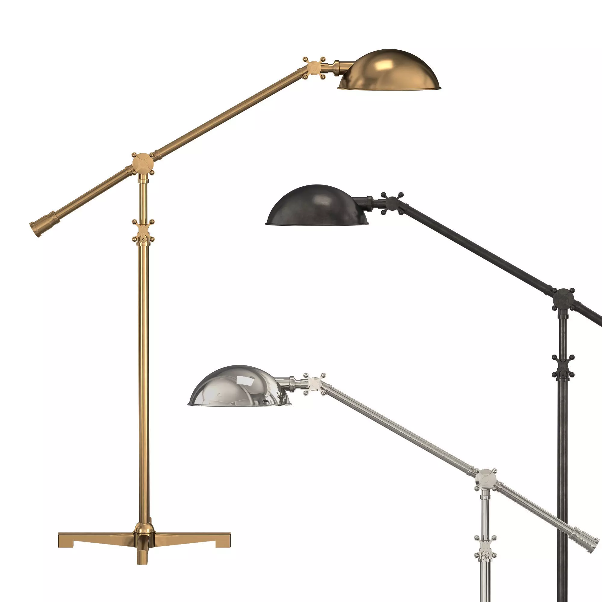 ROWAN PHARMACY TASK FLOOR LAMP 3D model