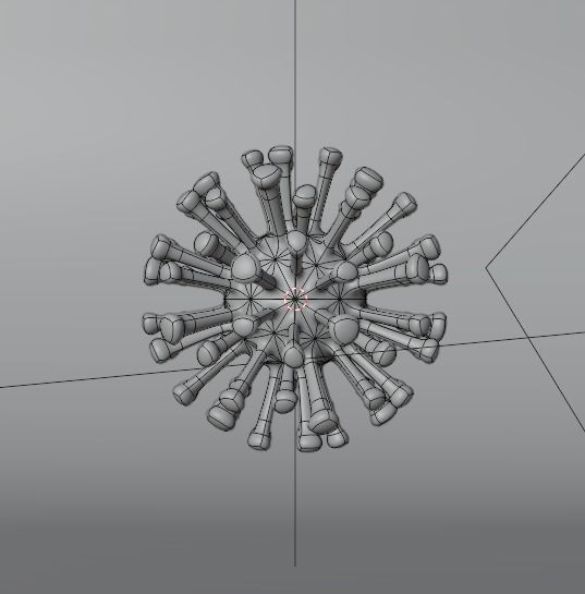 Virus-Animated coronavirus - coronavirus Low-poly 3D model_1