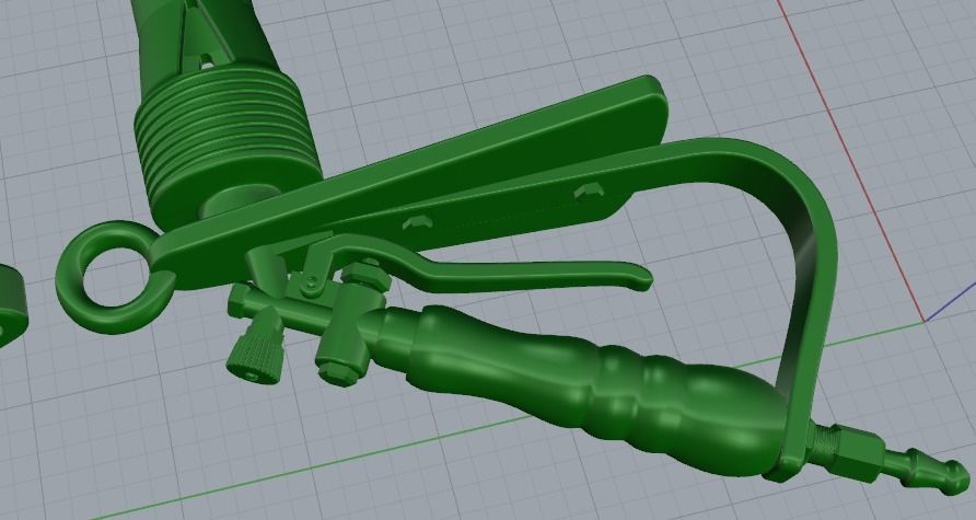 Pendant in the form of a burner Model 1704 3D print model_4