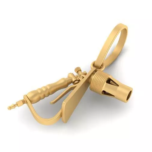 Pendant in the form of a burner Model 1704 3D print model_0